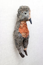 SOLD Alvin - textile bird sculpture