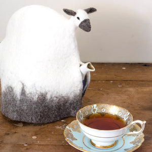 Felted Wool Sheep Tea Cozy - Large
