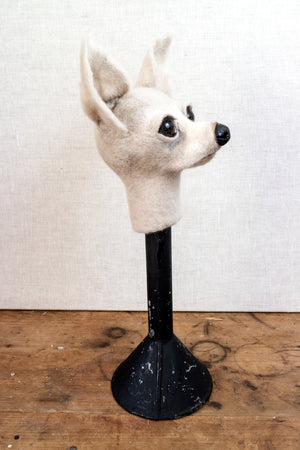 Dot -  Felted Chihuahua Dog Sculpture