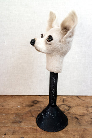 Dot -  Felted Chihuahua Dog Sculpture