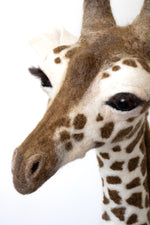 Marjorie -  Felted Giraffe Sculpture - SOLD