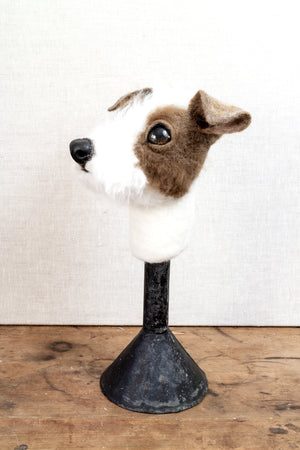 Myrtle- Jack Russell Felted Dog Sculpture