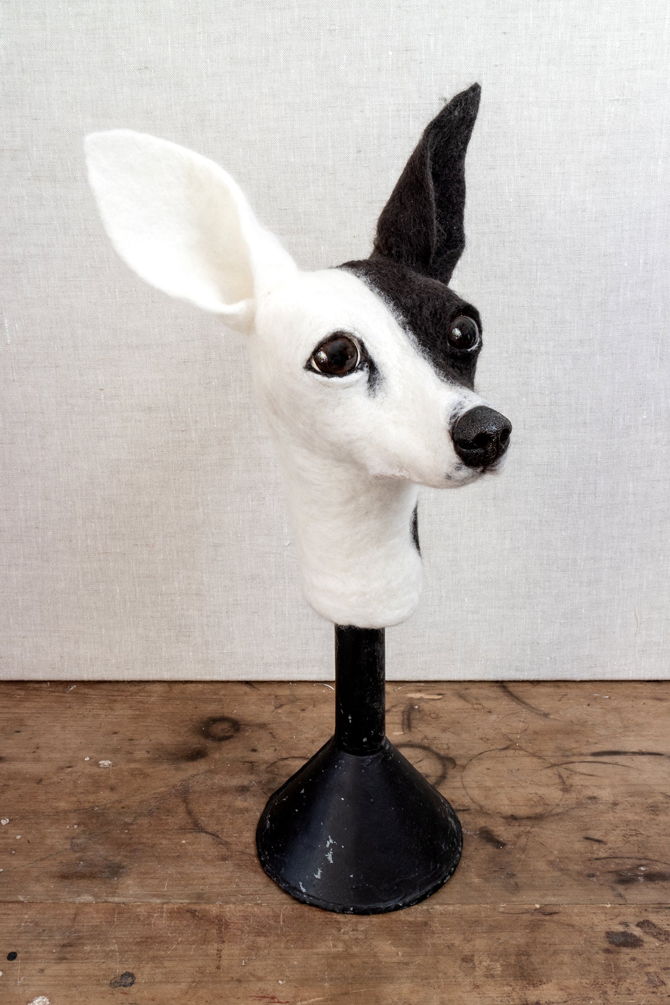 Pat -  Felted Dog Sculpture