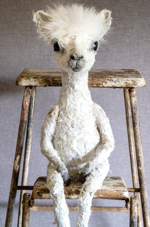 Peggy Packa - Alpaca Sculpture - SOLD