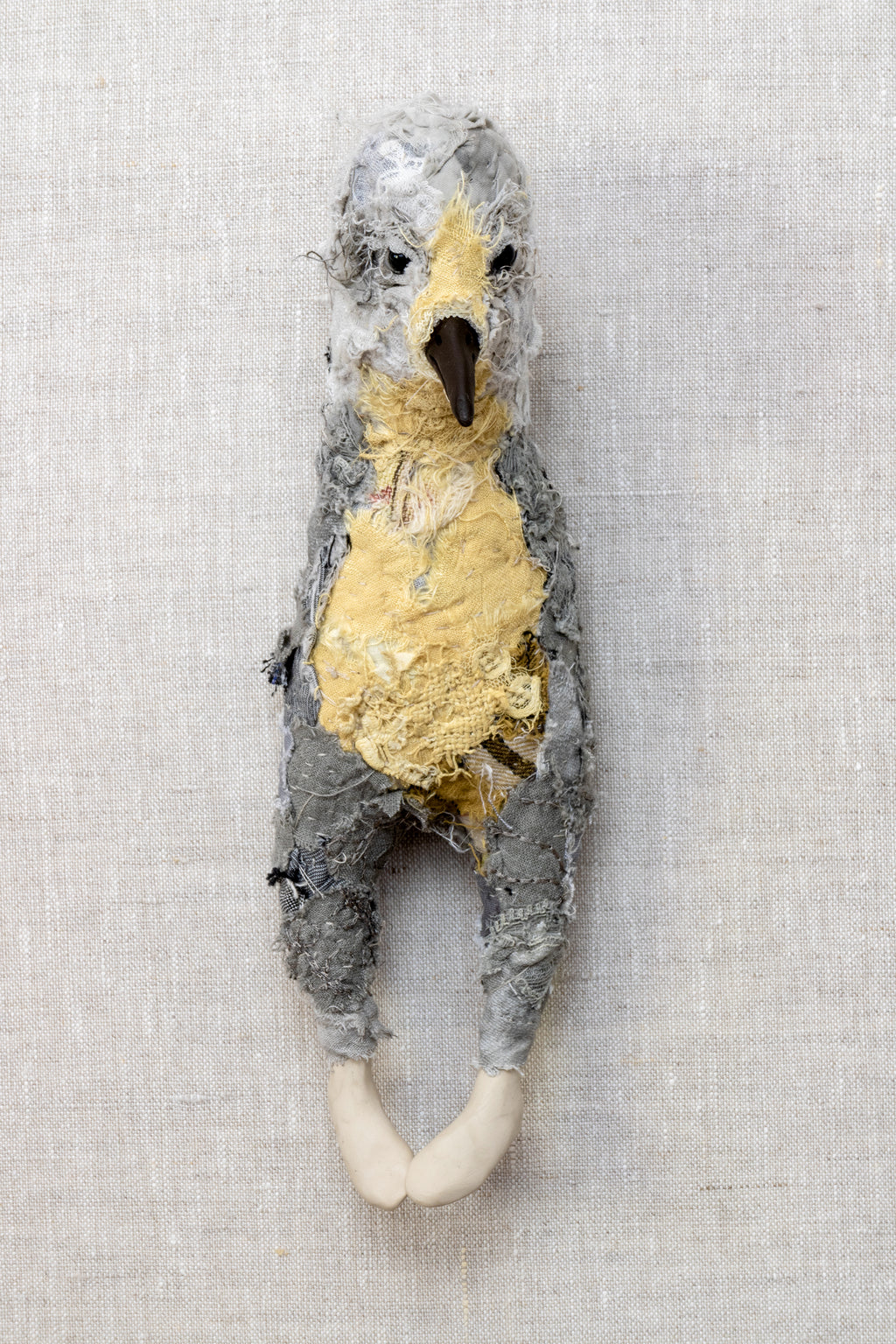 Stanley - textile bird sculpture