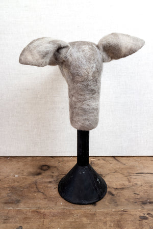 Vernon - Whippet Felted Dog Sculpture
